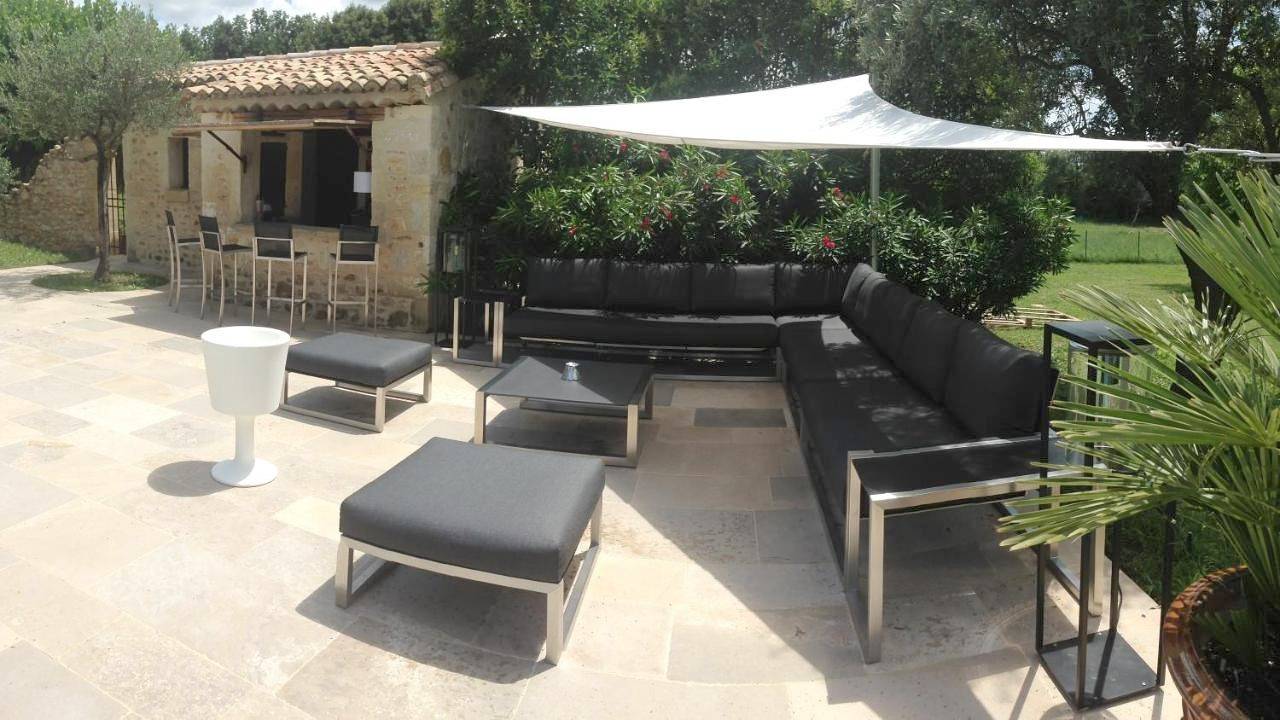 Double Room with Garden View in Blauzac, Région de Nîmes