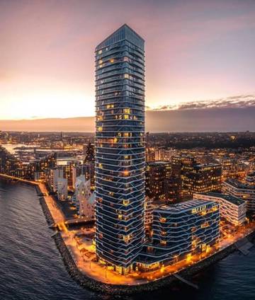 Ferienwohnung für 4 Personen, mit Ausblick und Terrasse sowie Garten und Sauna, mit Haustier in Aarhus