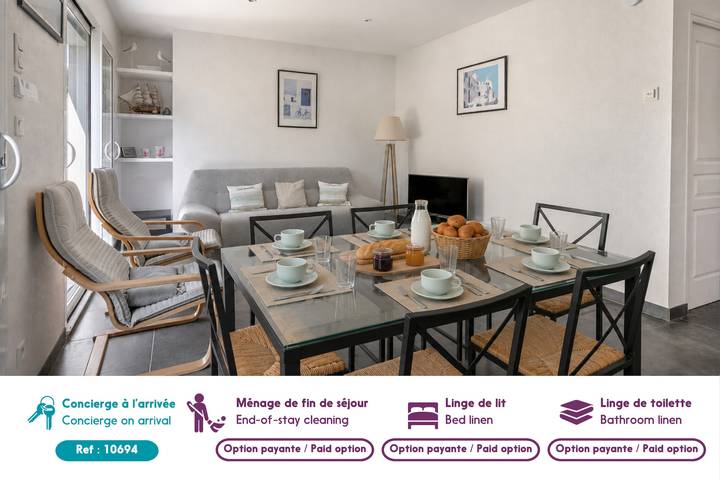 Location de vacances pour 6 personnes, avec terrasse, adapté aux familles dans Port du Crouesty - 3