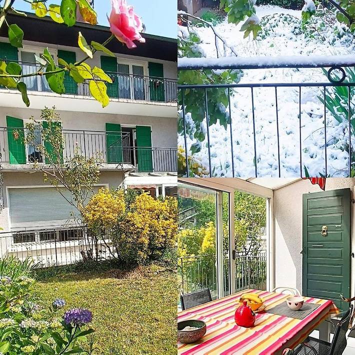 Location de vacances pour 6 personnes, avec vue et jardin dans Le Fayet (Saint-Gervais-les-Bains)