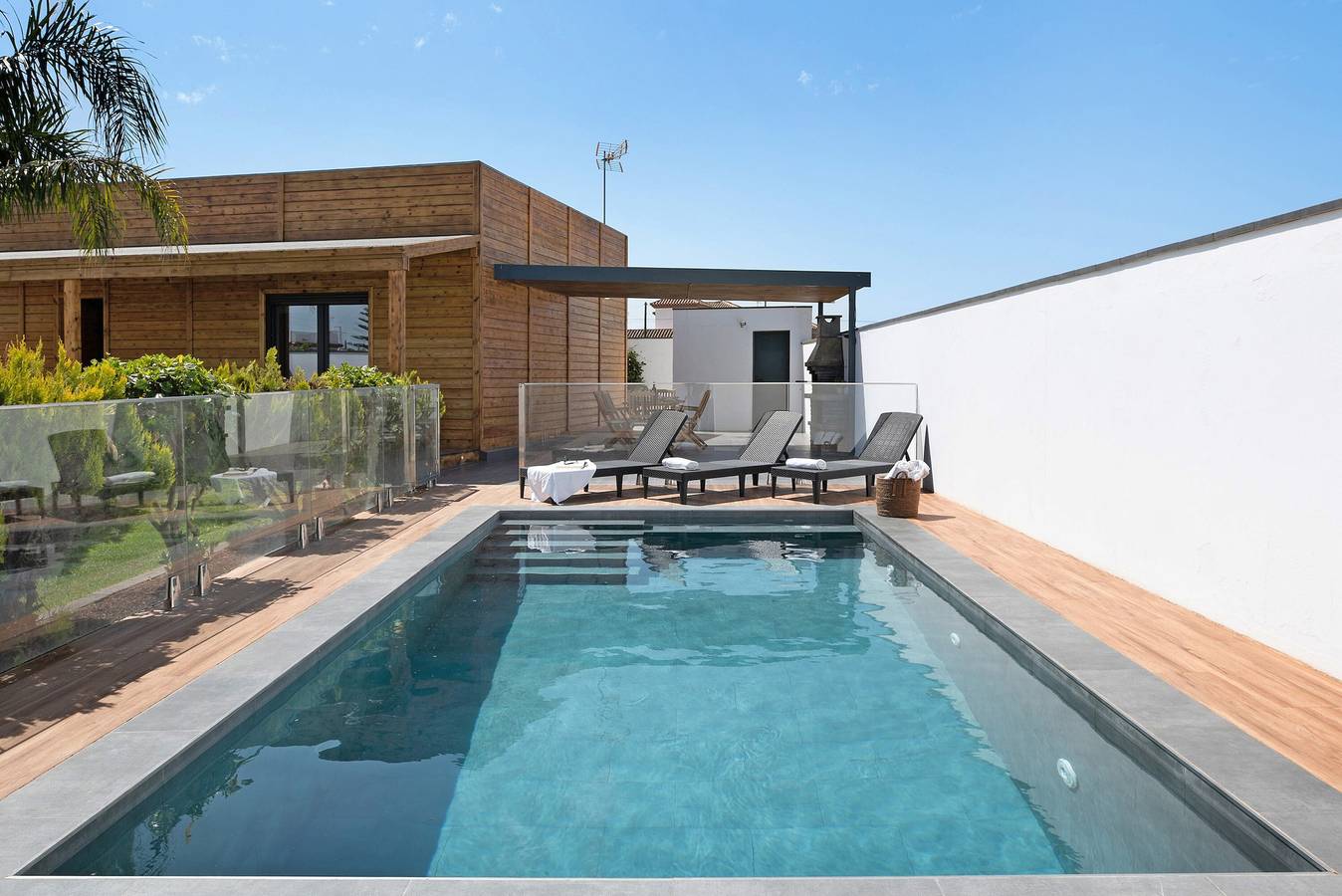 Ferienhaus Villa Torre Nueva mit Wlan, Garten, Terrasse und Pool in Conil de la Frontera, Costa de la Luz