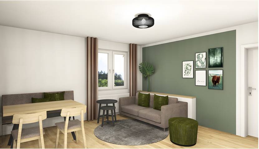 Ferienwohnung für 2 Personen, mit Balkon in Westallgäu - 3