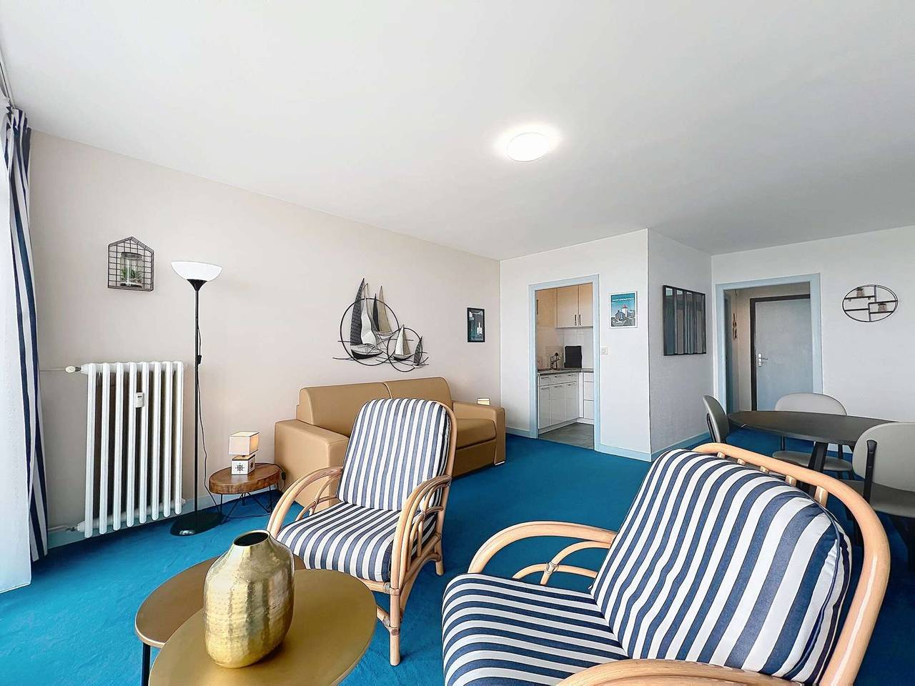 Studio entier, Quiberon - Studio 38m² avec Balcon face mer et Parking in Quiberon, Côte des Mégalithes