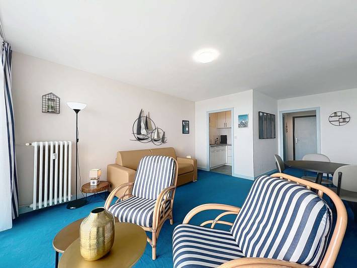 Ganzes Studio, Quiberon - Studio 38m² mit Meerblick-Balkon und Parkplatz in Quiberon, Côte des Mégalithes