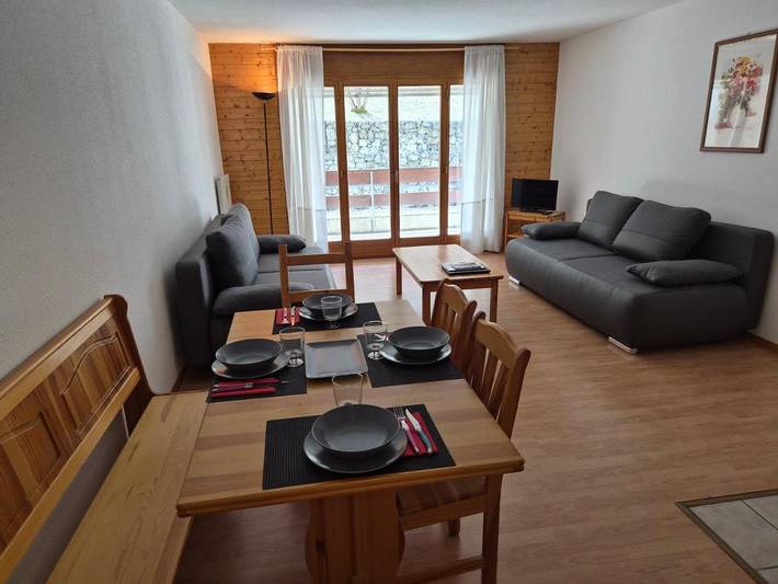 Gîte pour 4 personnes, avec balcon à Vionnaz