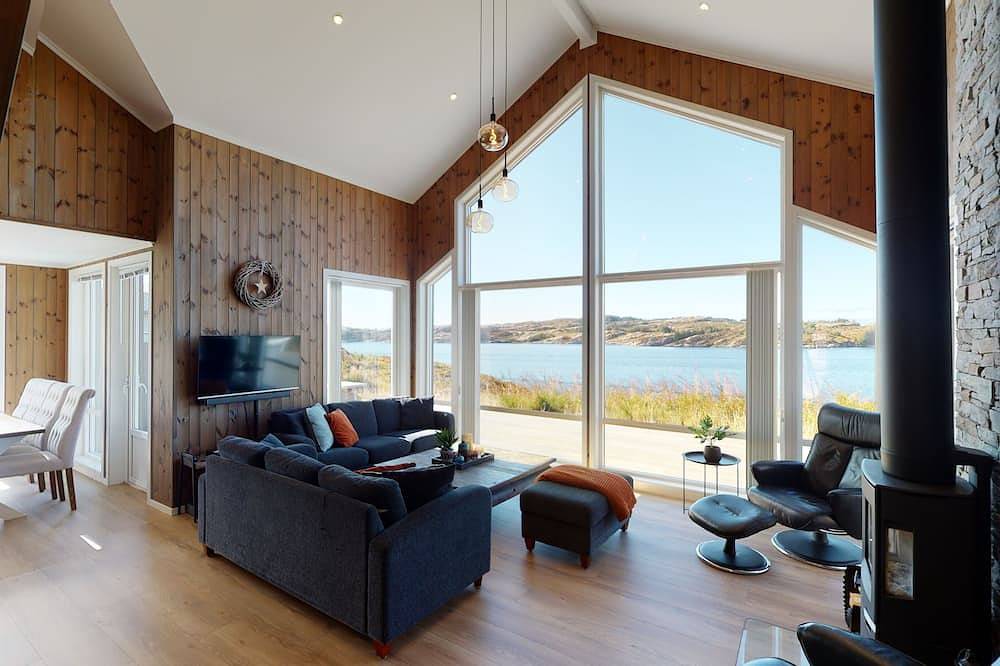 Neue Hütte am Meer Küste, fahren nur 40 Minuten von der Stadt Bergen in Sund