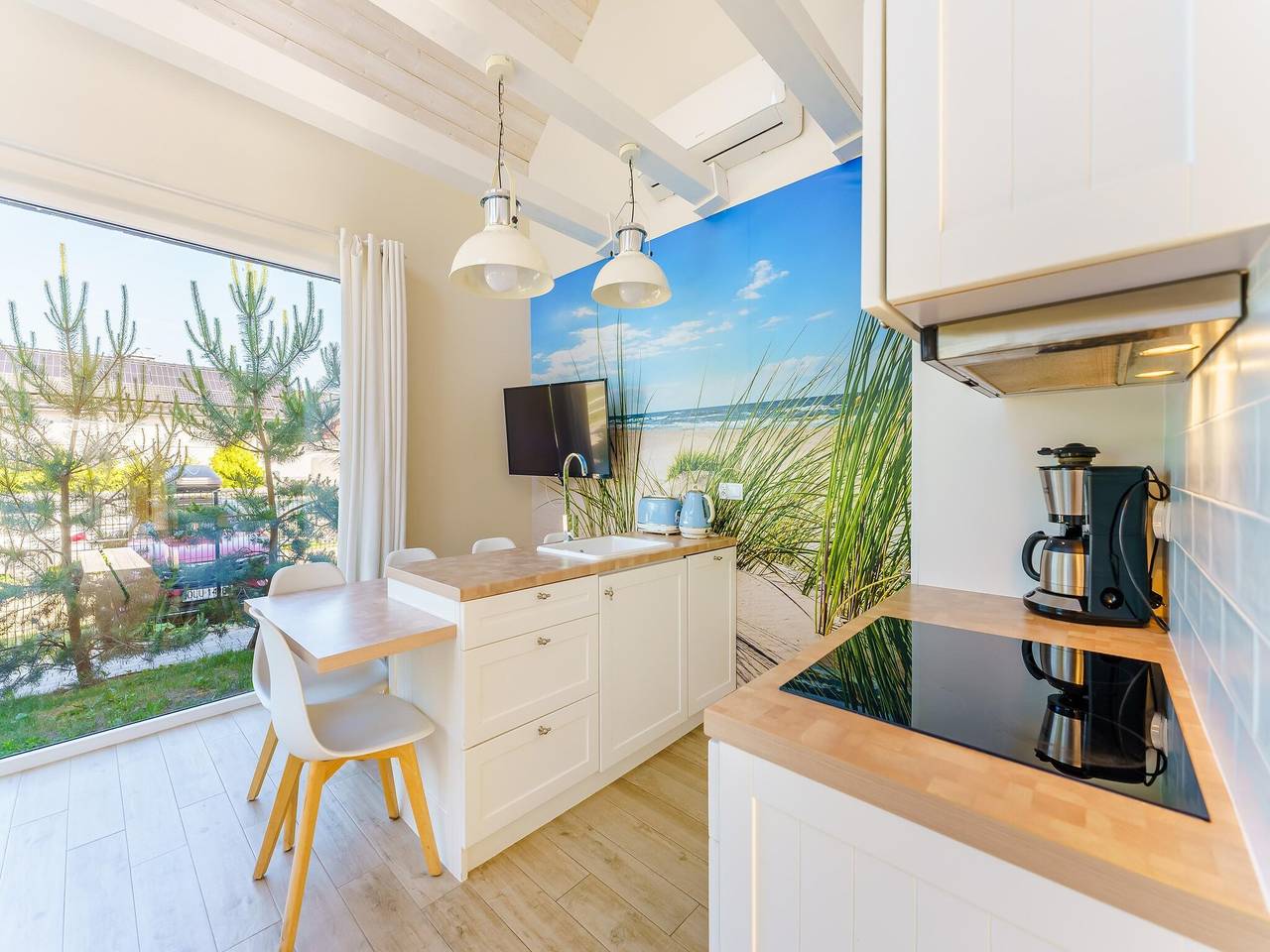 Dom wakacyjny z prywatną sauną, blisko plaży in Grzybowo, Morze Bałtyckie