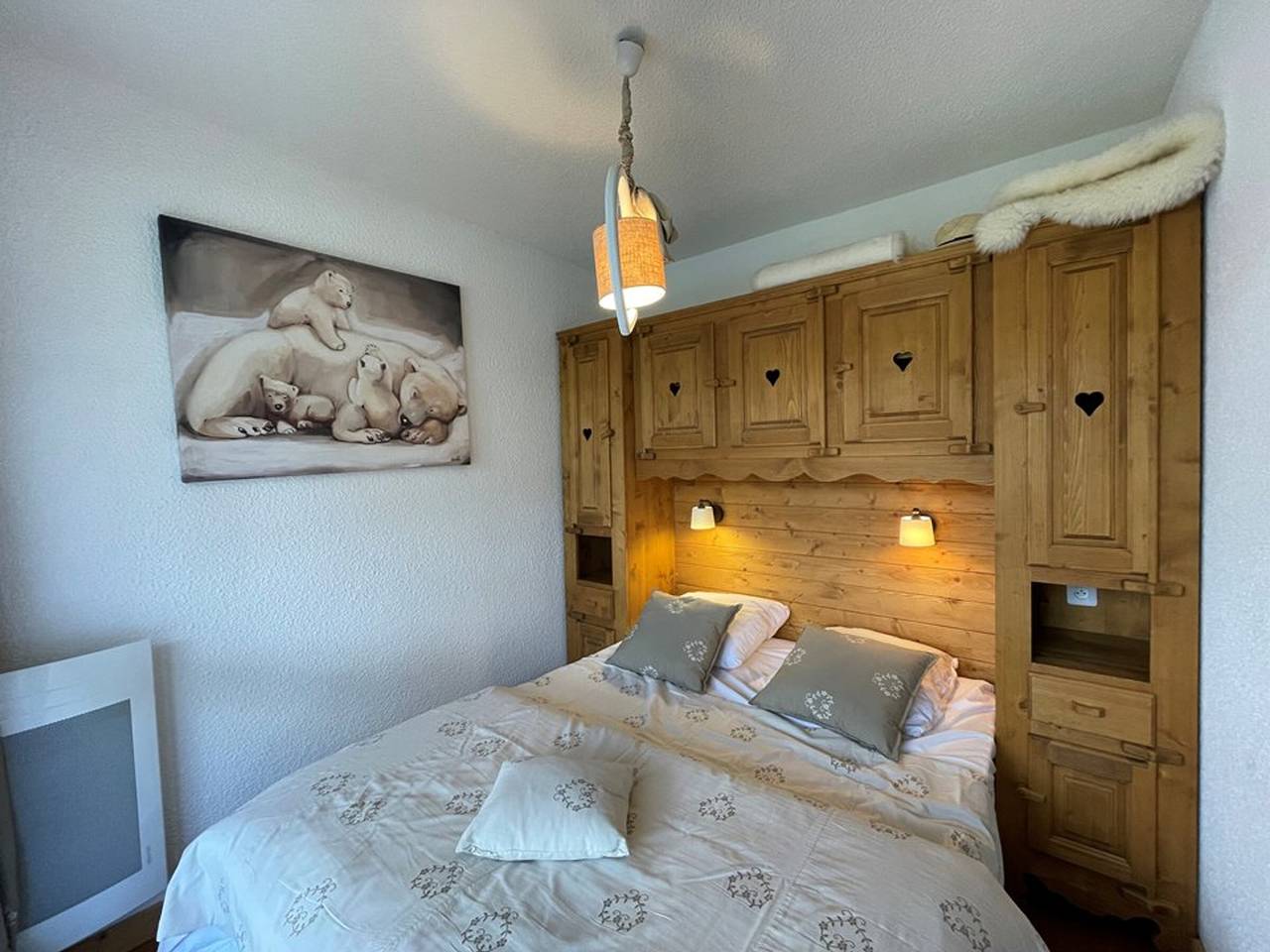 Appartement entier, Appartement cosy 6 pers, 50m², proche pistes, 2 Sdb, cuisine équipée, calme, non-fumeurs in Crest-Voland, Région d'Albertville