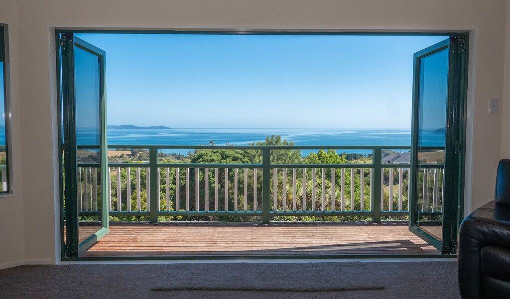 Riesige 180-Grad-Aussicht auf die Doubtless Bay in Northland