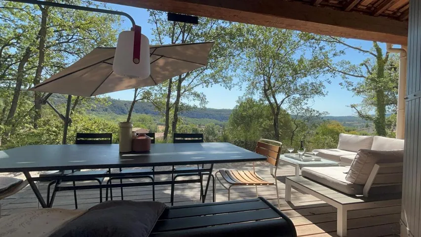 Maison de vacances pour 6 personnes, avec piscine ainsi que vue et jardin - 1