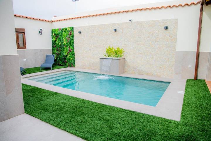 Casa de vacaciones para 6 personas, con Terraza y Piscina en Tierra de Mérida - Vegas Bajas - 2