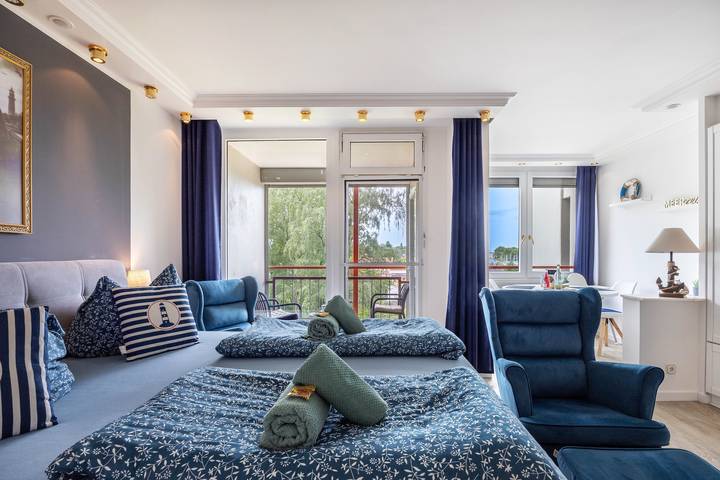 Ganze Wohnung, Ferienwohnung 'Kapitäns Kajüte Am Steinhuder Meer' mit Meerblick, Balkon und Wi-Fi in Wunstorf, Steinhuder Meer