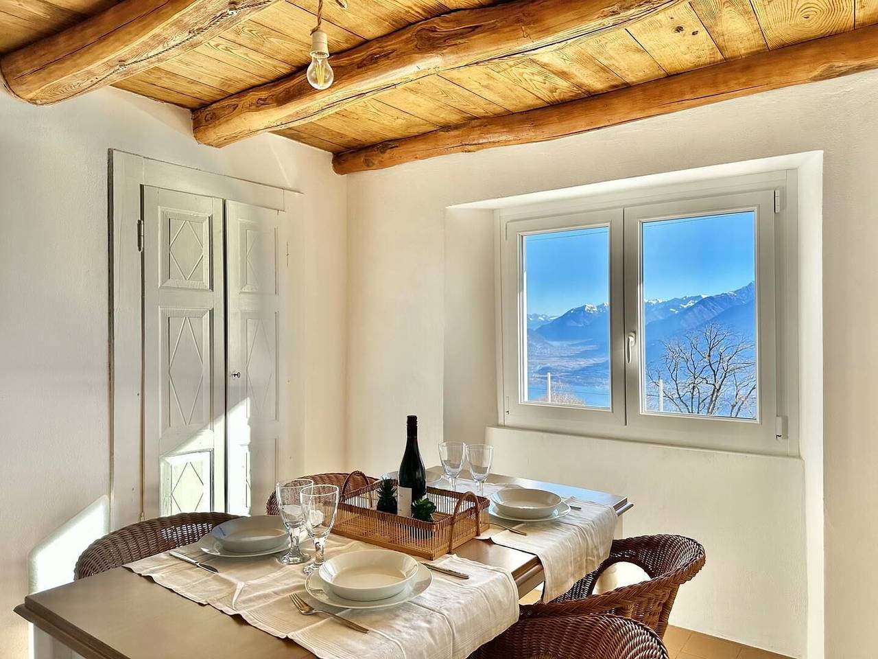 Bergoase Ferienhaus Argentina mit Seeblick in Stazzona und Umgebung, Comer See