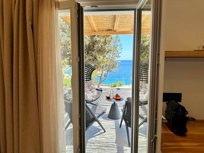 White & black Suites - Suite Five, Sifnos: Vistas al mar y desayuno incluido in Platis Gialos Sifnos, Sifnos
