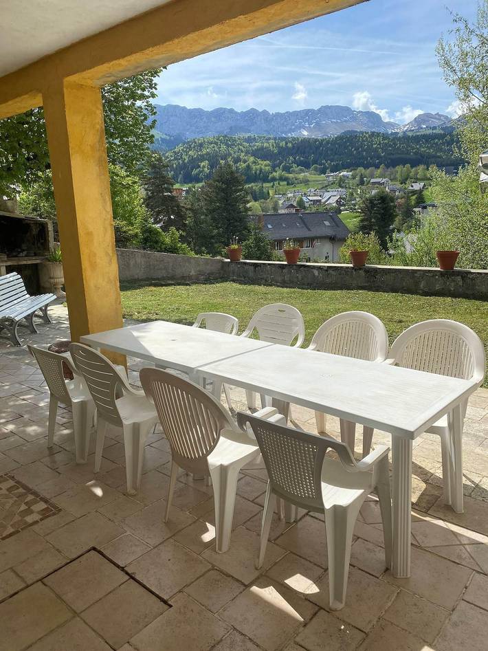 Vakantiehuis voor 10 personen, met uitzicht en terras in Vercors