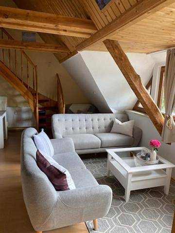 Ferienwohnung für 4 Personen, mit Garten und Ausblick in Rappin