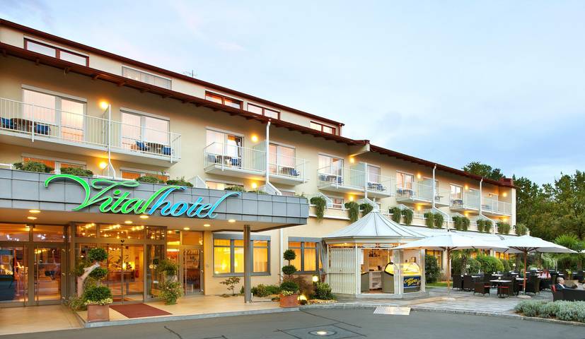 Hotel für 4 Personen, mit Balkon und Terrasse sowie Garten und Pool in Bad Radkersburg