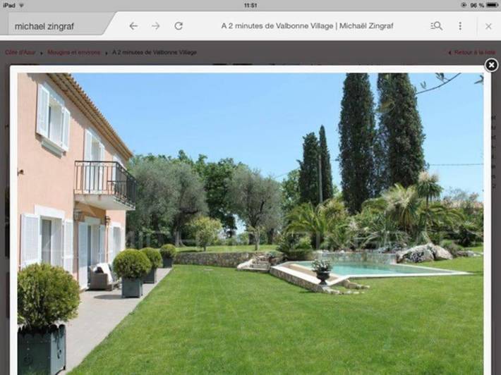 Villa pour 8 personnes, avec jardin ainsi que piscine et jacuzzi à Opio - 2