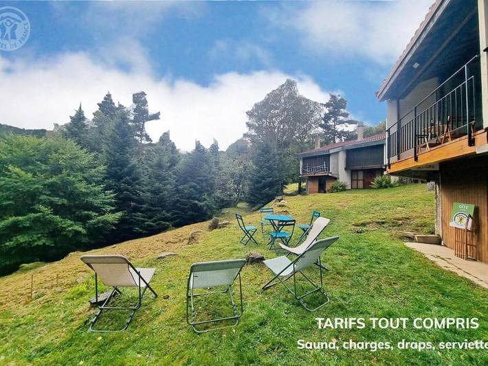 Appartement de vacances pour 2 personnes, avec terrasse ainsi que jardin et sauna