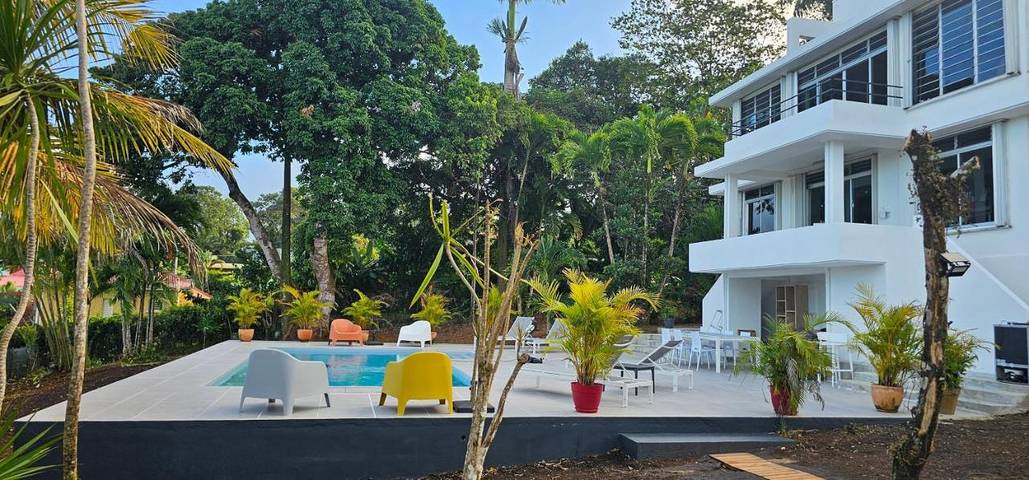 Chambre d’hôte pour 2 personnes, avec vue ainsi que jardin et piscine, animaux acceptés dans Basse-Terre (homonymie) - 3