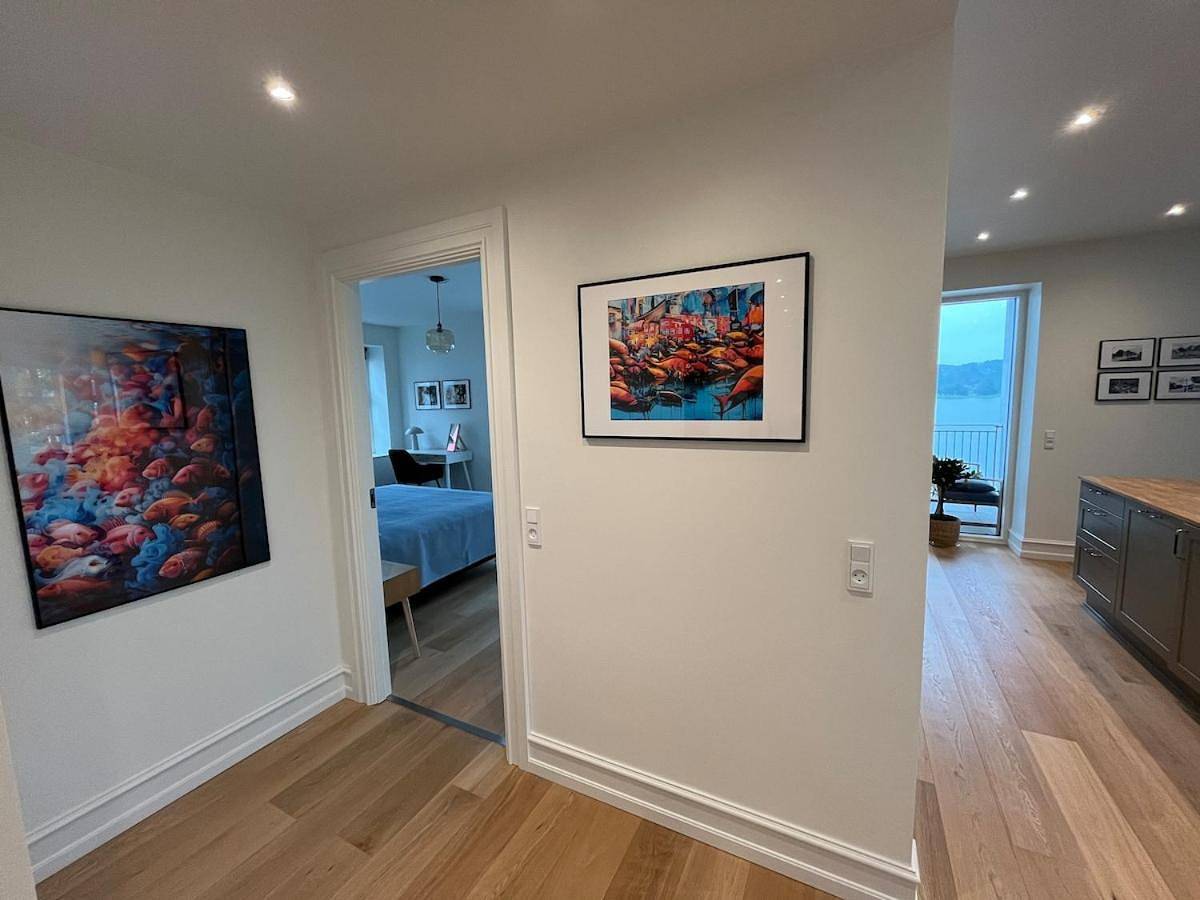 Ganze Wohnung, Apartment overlooking Skanderborg Lake with 8 beds in Skanderborg