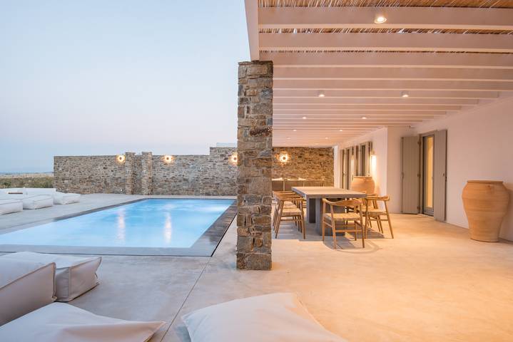 Villa pour 10 personnes, avec vue sur l’océan ainsi que jardin et terrasse dans Antiparos - 3