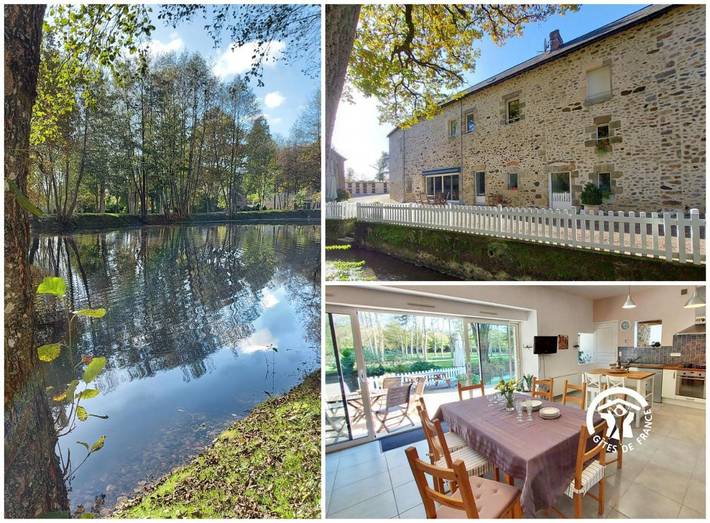 Gîte pour 8 personnes, avec jardin dans Voutré