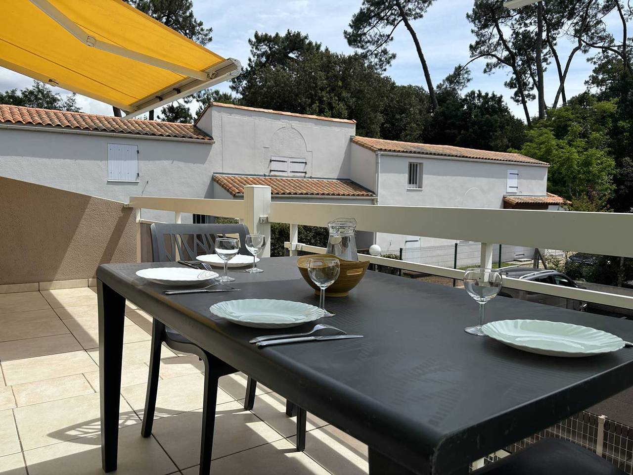 Appartement entier, Saint-Palais : T2 3 étoiles, proche plage, terrasse sud, parking, clim et Wifi in Saint-Palais-sur-Mer, Côte de Beauté