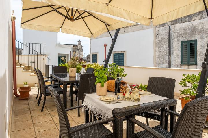Geheel appartement, Appartement 'Torre Tonda Bilocale' met wifi en airconditioning in Avetrana, Golf van Tarente