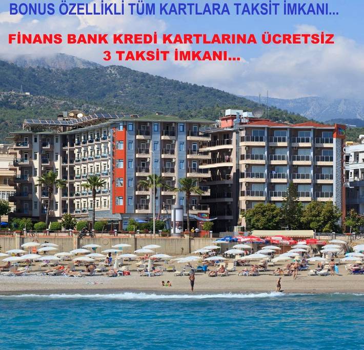 Hôtel pour 3 personnes, avec sauna et piscine ainsi que jardin et vue à Alanya