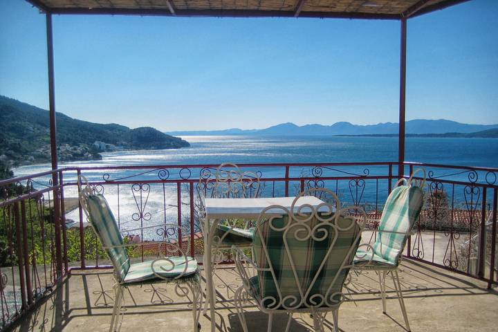 Apartament wakacyjny dla 4 osób, z balkon/ taras, zwierzęta dozwolone w Igrane