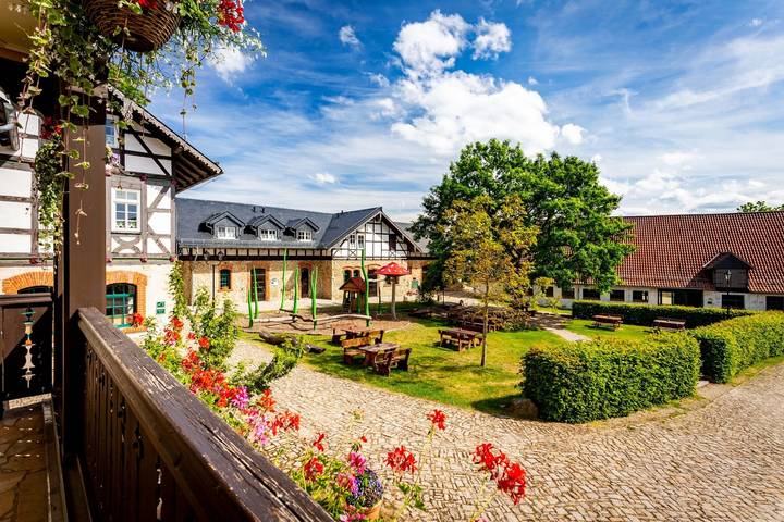Ferienhof Domäne Groschwitz - Ferienzimmer 5 in Rudolstadt, Saaleland