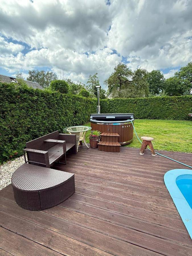 Location de vacances pour 8 personnes, avec vue et piscine ainsi que sauna et jardin, animaux acceptés en Lettonie - 4