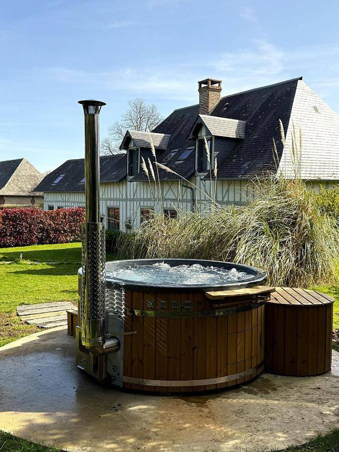 Maison de vacances pour 10 personnes, avec Jacuzzi ainsi que Terrasse et Jardin