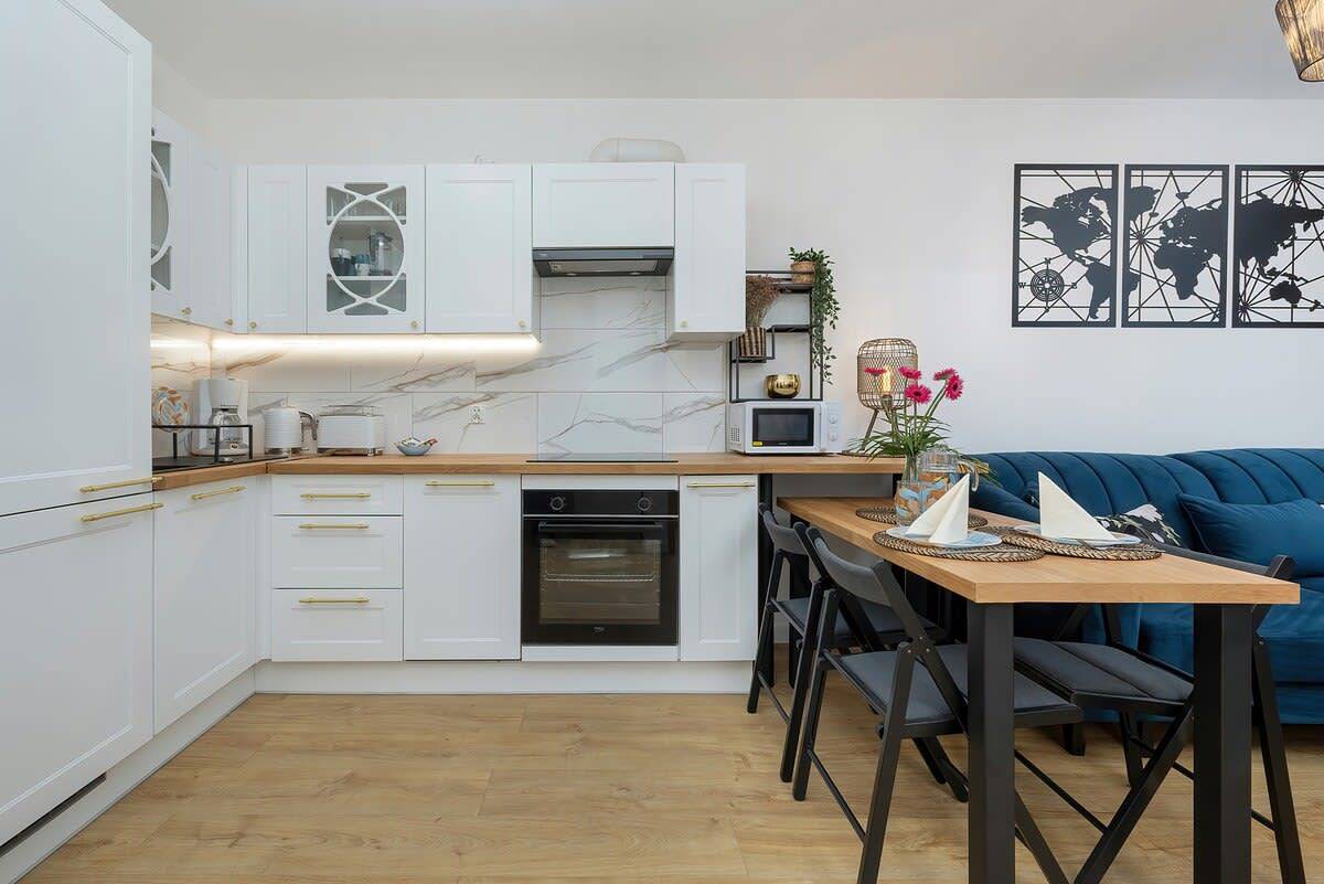 Ganze Wohnung, Nadbrzeżna 104A | Apartment with Terrace | Parking in Gaski, Powiat Koszaliński