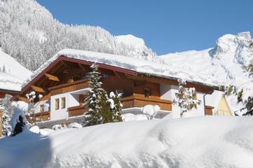 Ferienwohnung für 6 Personen, mit Garten und Terrasse sowie Ausblick, mit Haustier in Werfenweng