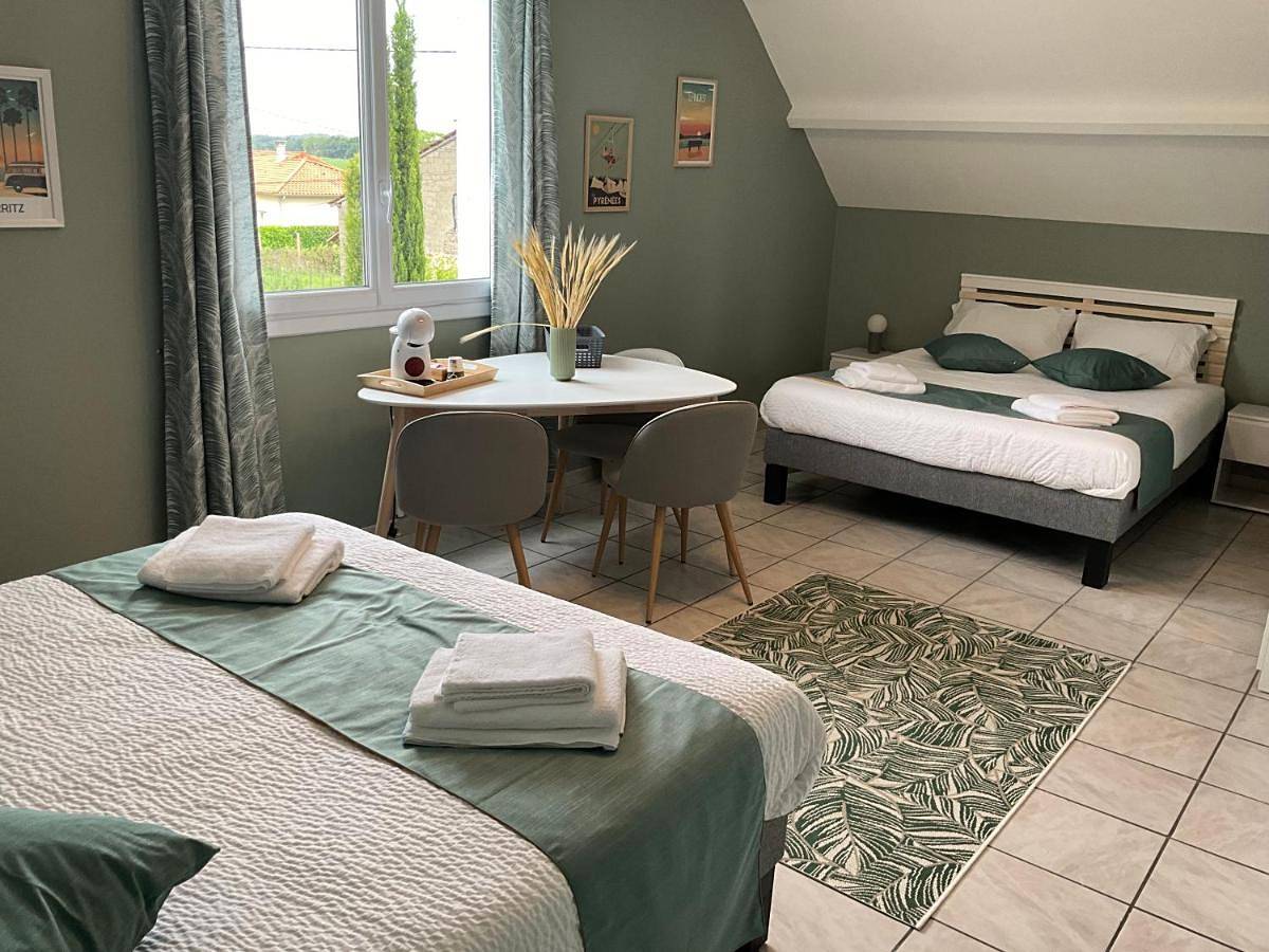 Double Room with Mountain View in Maubourguet, Hautes-Pyrénées