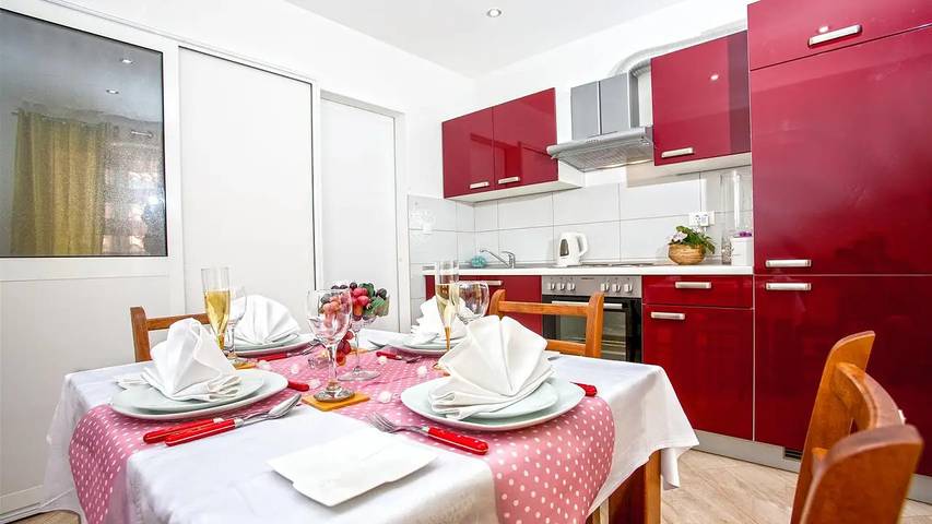 Ferienwohnung für 4 Personen, mit Terrasse in Baska Voda - 3