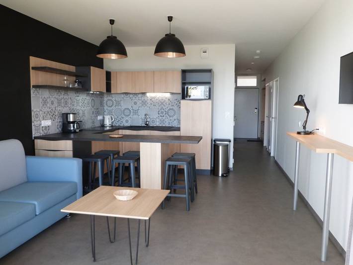 Appartement de vacances pour 6 personnes, avec terrasse et piscine, animaux acceptés à La Tranche-sur-Mer