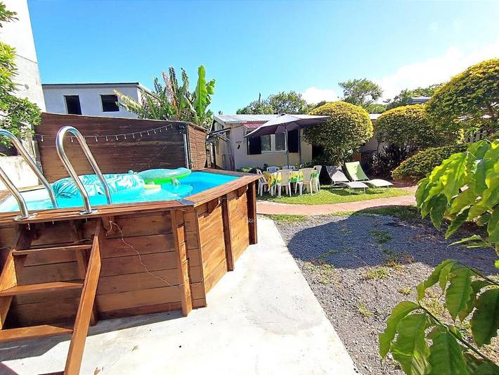 Gîte pour 2 personnes, avec sauna et vue ainsi que piscine et jardin dans Riviere Du Mat - 3