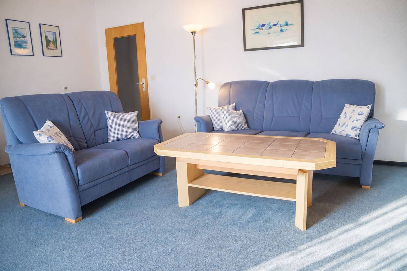 Ganze Wohnung, Gemütliche Ferienwohnung am Sandstrand mit Balkon und Wlan in Horumersiel, Wangerland