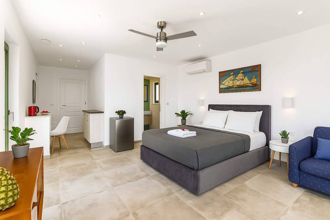 Maison de vacances pour 4 personnes avec balcon/terrasse in Ampelas, Paros