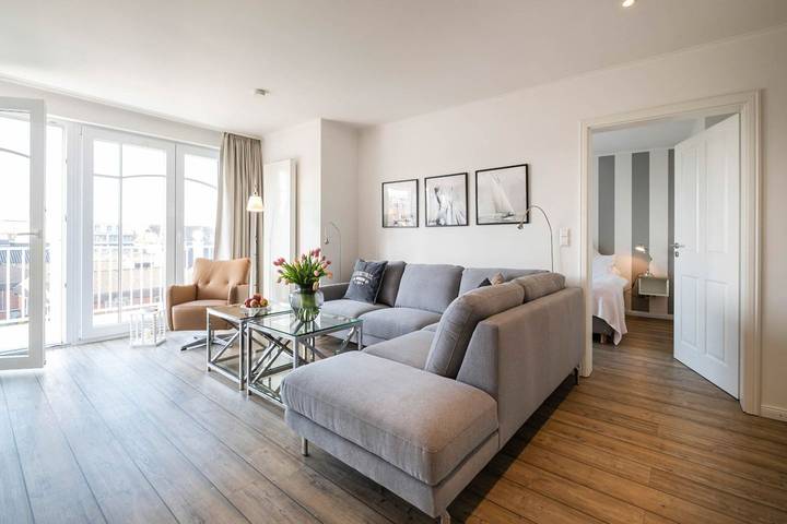 Ganze Wohnung, Weisse Villa - Apartment für bis zu 4 Personen am Hafen von Büsum in Hafen Büsum, Büsum