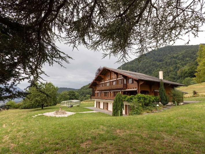 Maison de vacances pour 10 personnes, avec Balcon et Terrasse ainsi que Jardin et Vue à Ollon