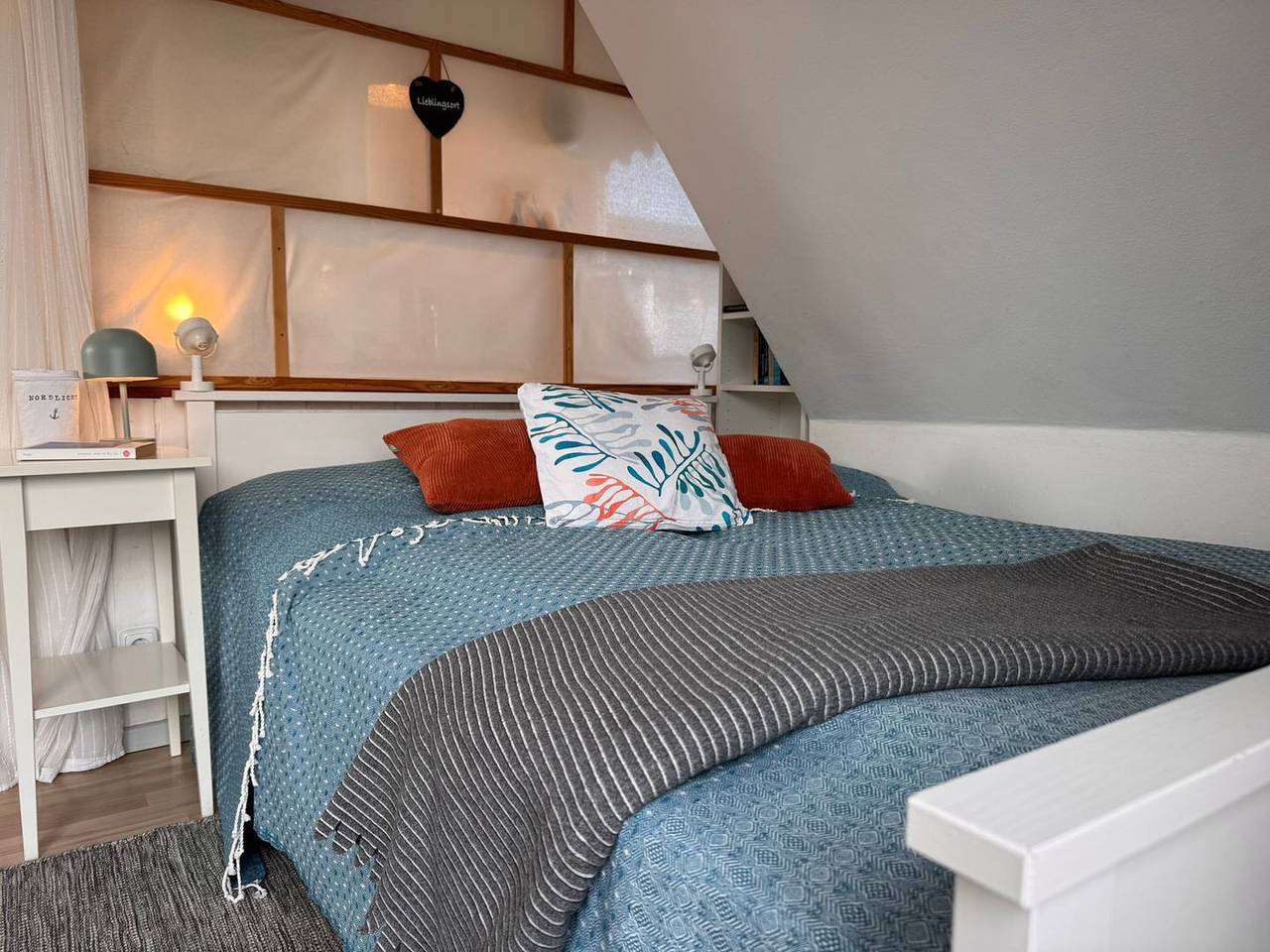Ganze Wohnung, Ferienwohnung Nordlicht mit Meerblick-Balkon für bis zu 2 Pers. (mit Kind/Hund) in Westerholz, Schleswig-Flensburg