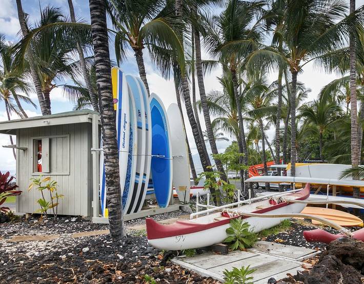 Vacation rental for 8 people, with yard and pool as well as hot tub in Puako