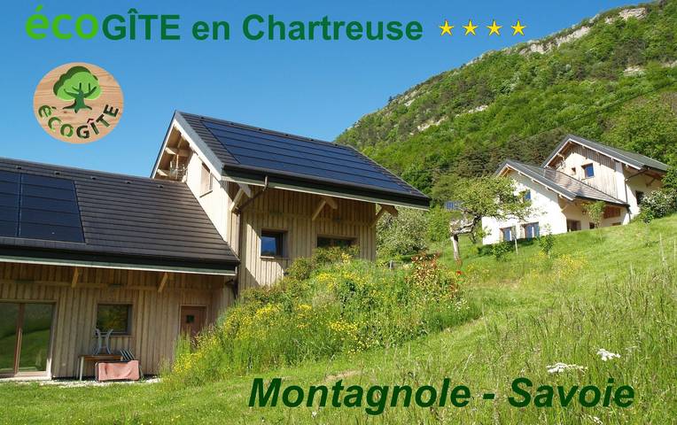 Ferienwohnung 'La Grange Aux Ecureuils 4 Pers' mit Bergblick, privater Terrasse und eigenem Garten in Montagnole, Chambéry und Umgebung