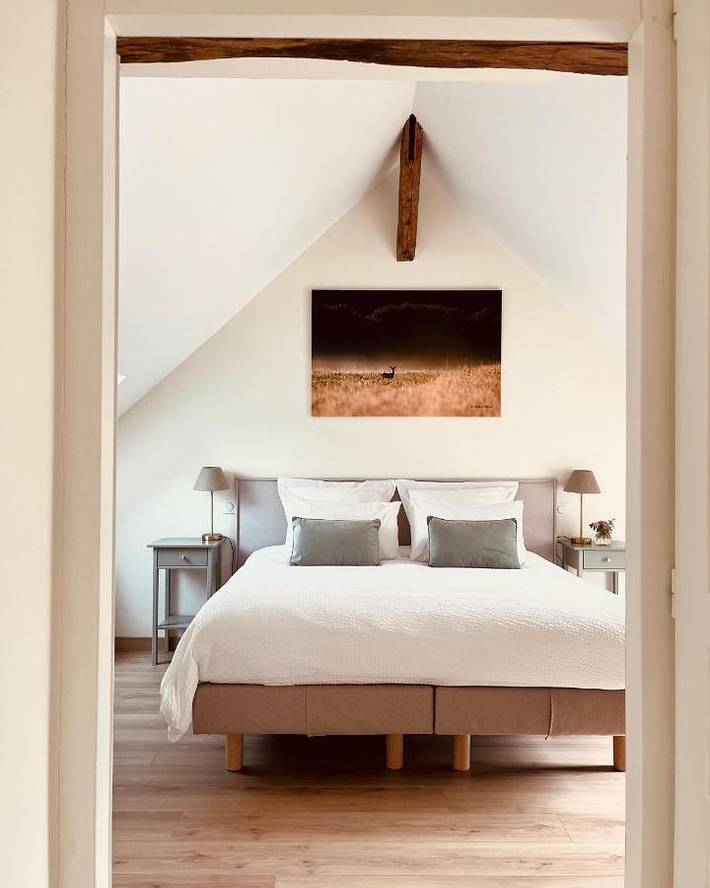 Gîte pour 2 personnes, avec jardin ainsi que sauna et vue à Fontaines-en-Sologne