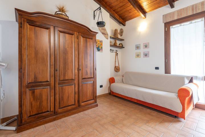Ferienhaus "Dependance Dei Ginepri" mit Meerblick, Terrasse und Wlan in Sant'Antioco Stadt, Sant'Antioco