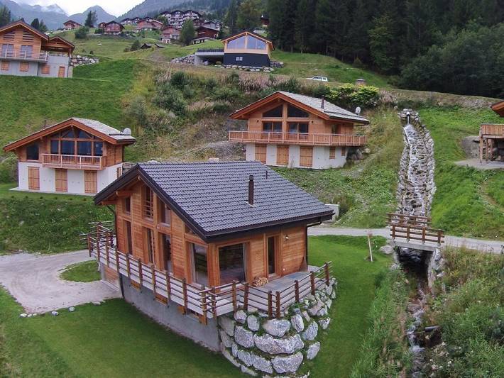 Chalet in La Tzoumaz nahe Skipisten in Villy VS, Riddes
